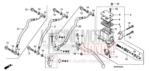 RR. BRAKE MASTER CYLINDER FES1254 de 2004